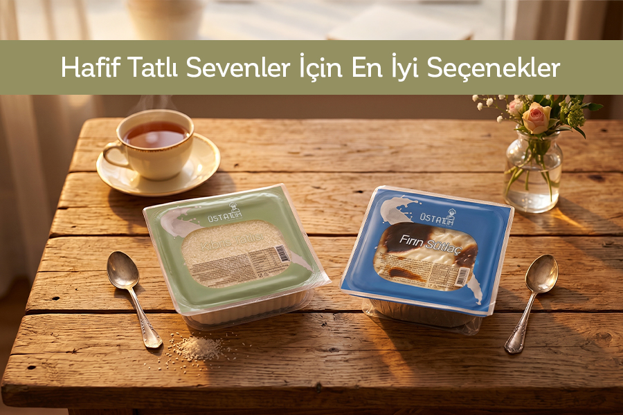 Hafif Tatlı Sevenler İçin En İyi Seçenekler 