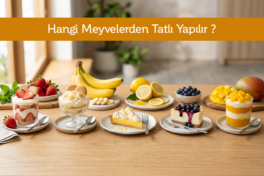 Hangi Meyvelerden Tatlı Yapılır? 