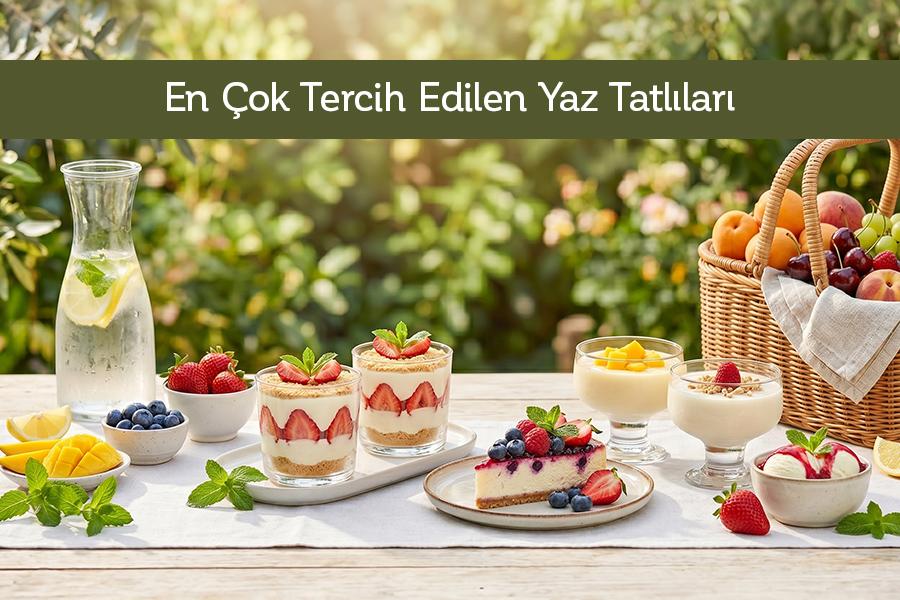 En Çok Tercih Edilen Yaz Tatlıları 