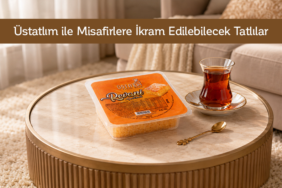 Üstatlım ile Misafirlere İkram Edilebilecek Tatlılar