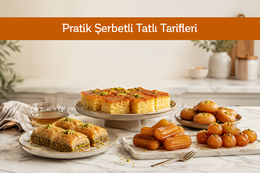 Pratik Şerbetli Tatlı Tarifleri 